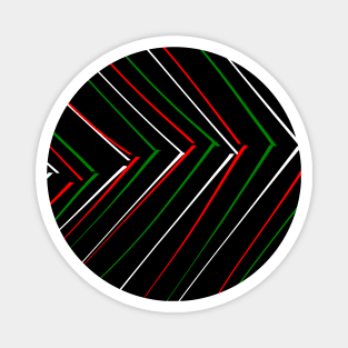 Palestine Color Lines Magnet